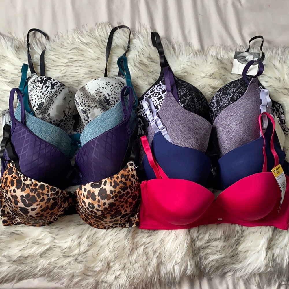 *NWT 8 BODY NATURALS Ultimate PUSH UP Bra Bundle